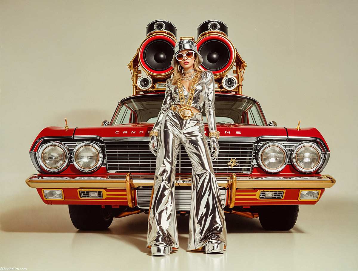 Bass Rider Tee 🔥🔊 Women’s high-waisted t-shirt